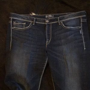 Silver Jeans- 24 Lola straight leg Western glove